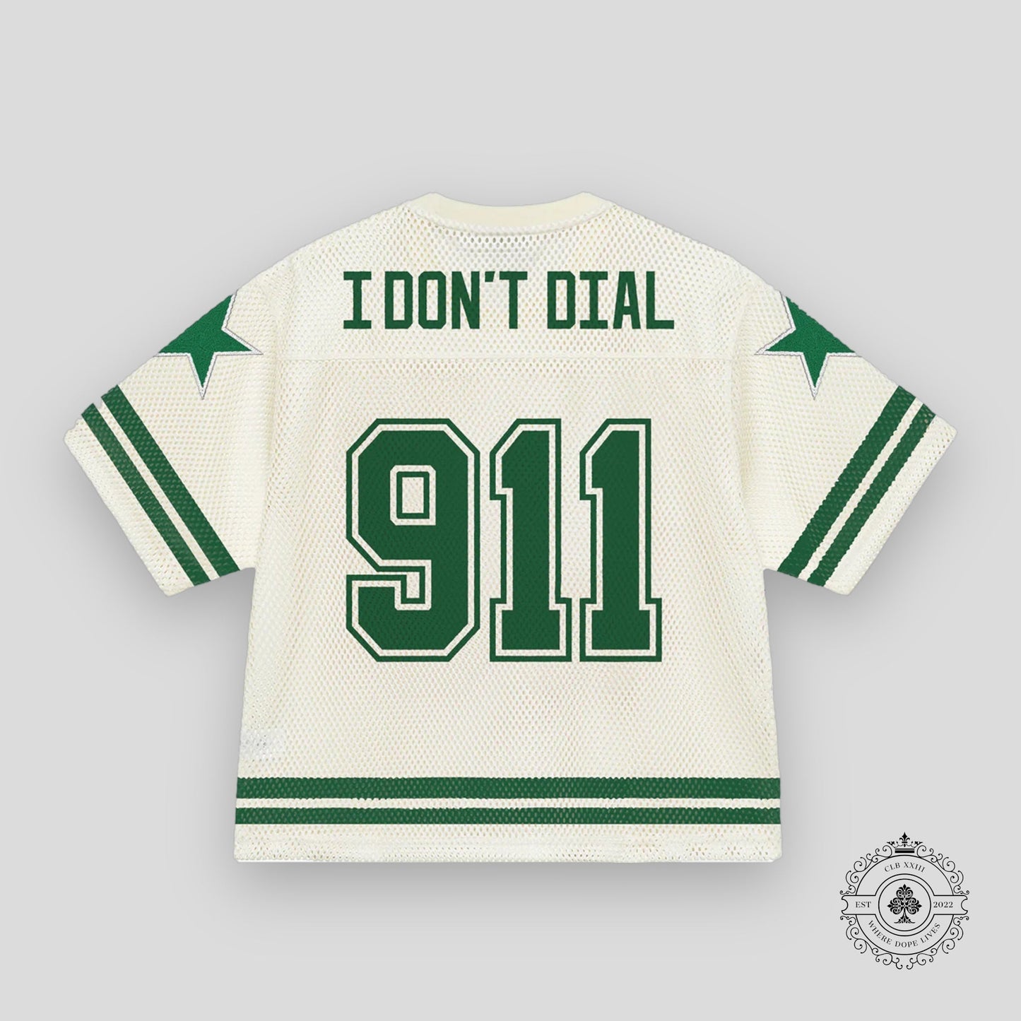 Bravest Studios 911 Football Jersey in Cream