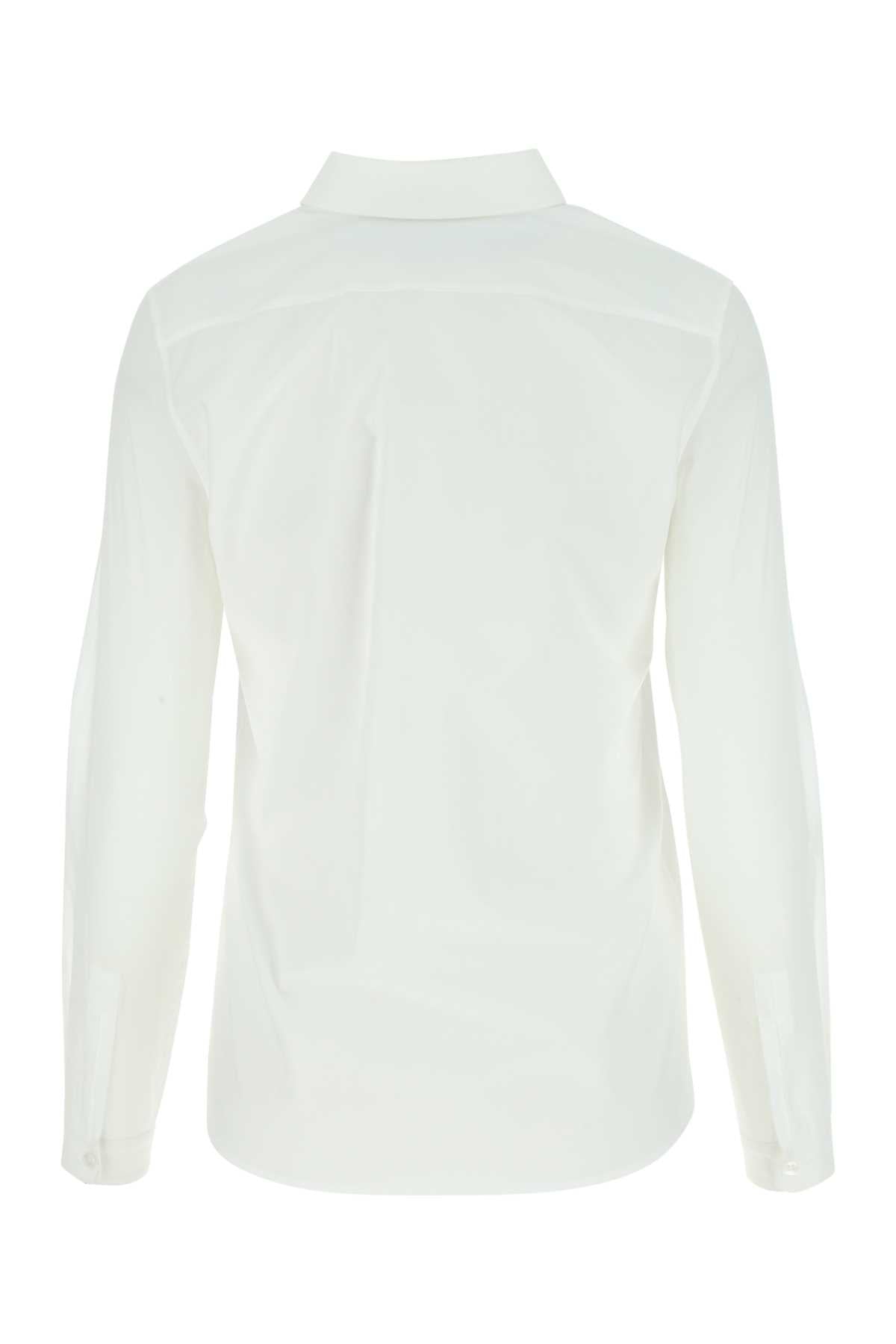 Saint Laurent Women White Poplin Shirt