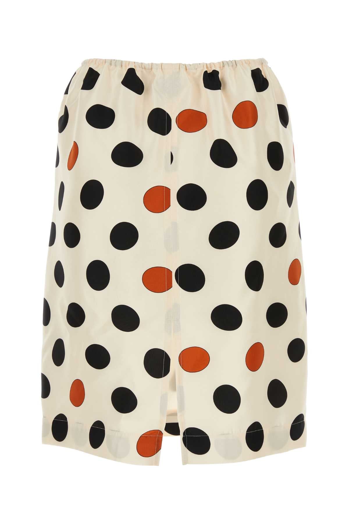 Bottega Veneta Women Printed Silk Skirt