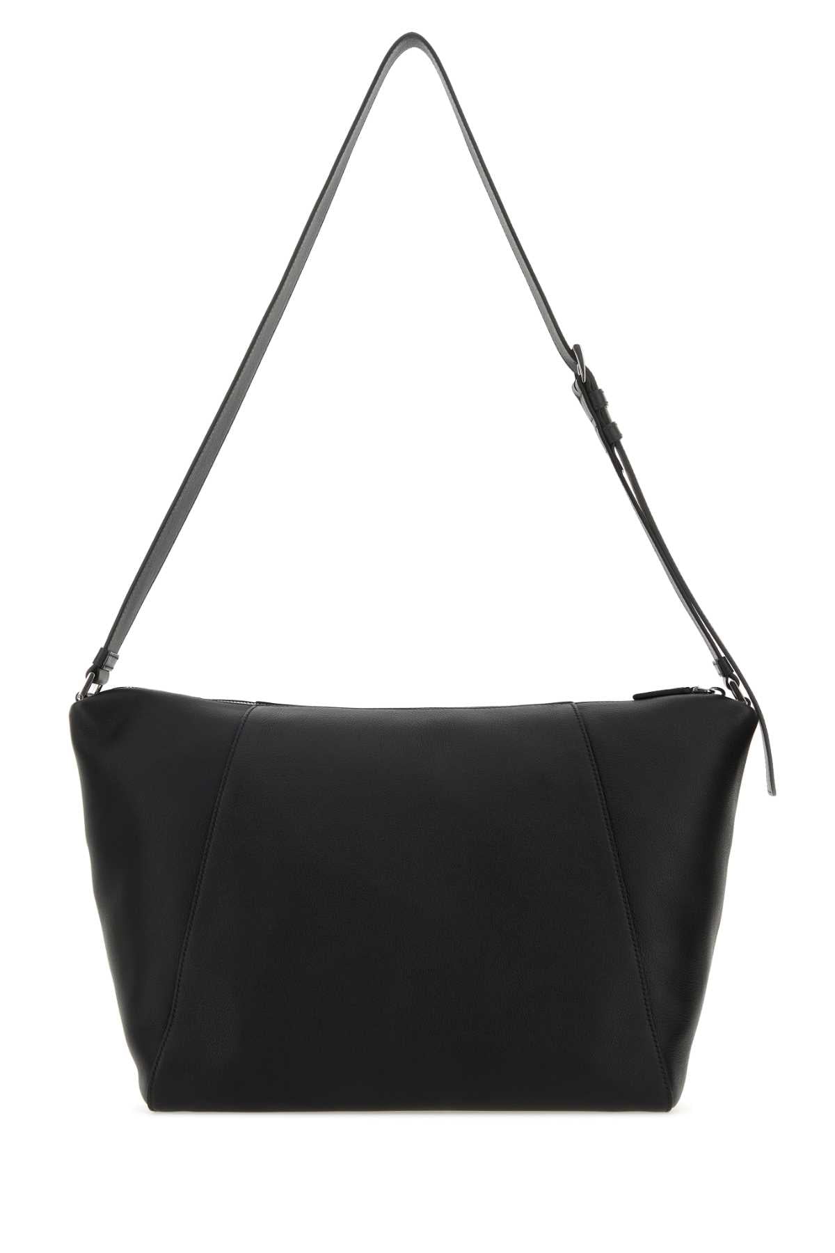 Prada Men Black Leather Crossbody Bag