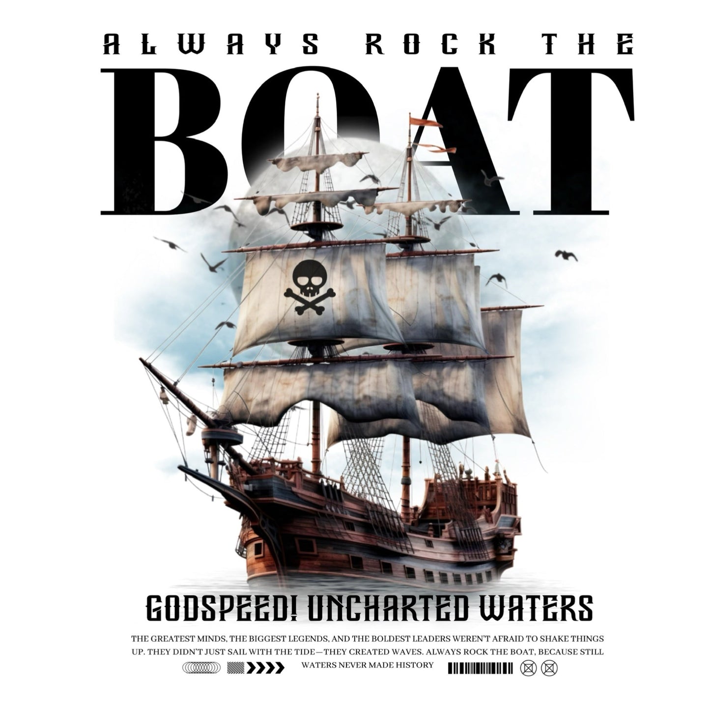 Always Rock The Boat T - Chocolate