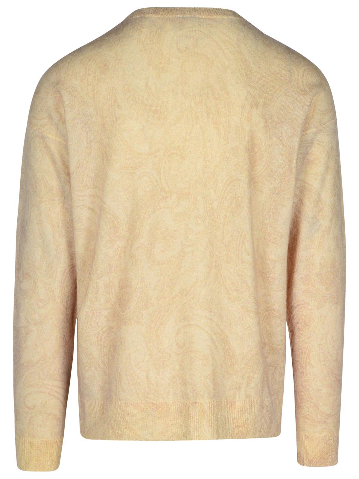 Etro 'Paisley' Ivory Wool Sweater Men