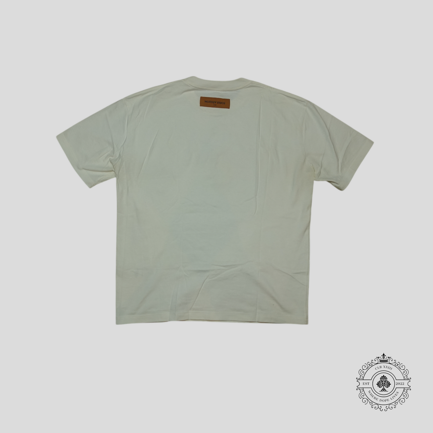 Louis Vuitton Embroidered Floral Portrait T-Shirt in White