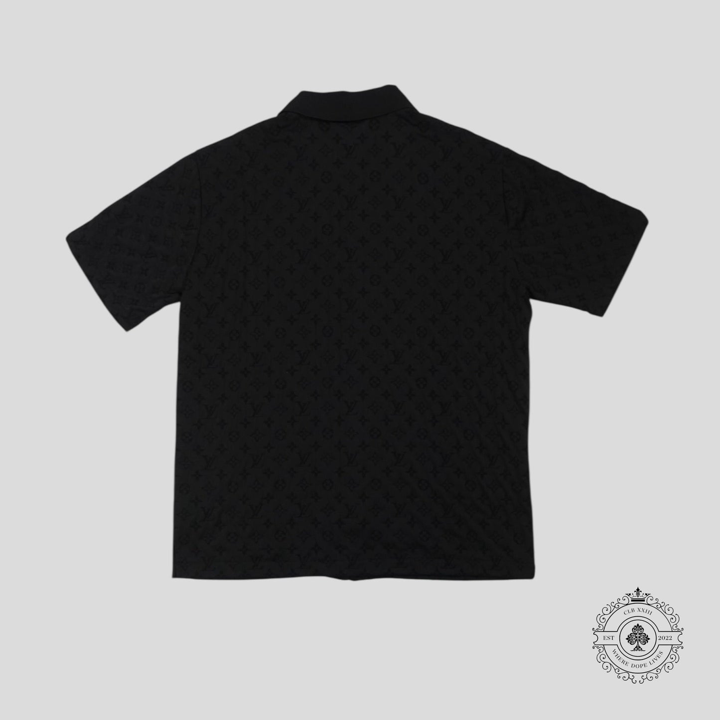 Louis Vuitton X NBA Monogram Button Up Shirt in Black