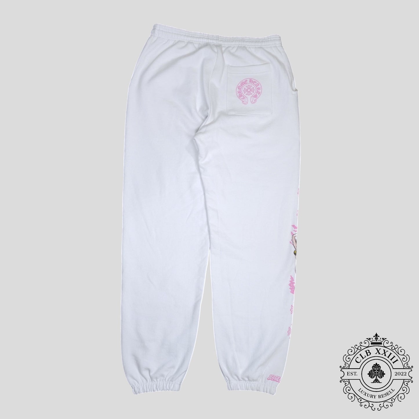 Chrome Hearts Deadly Doll Sweatpants in White