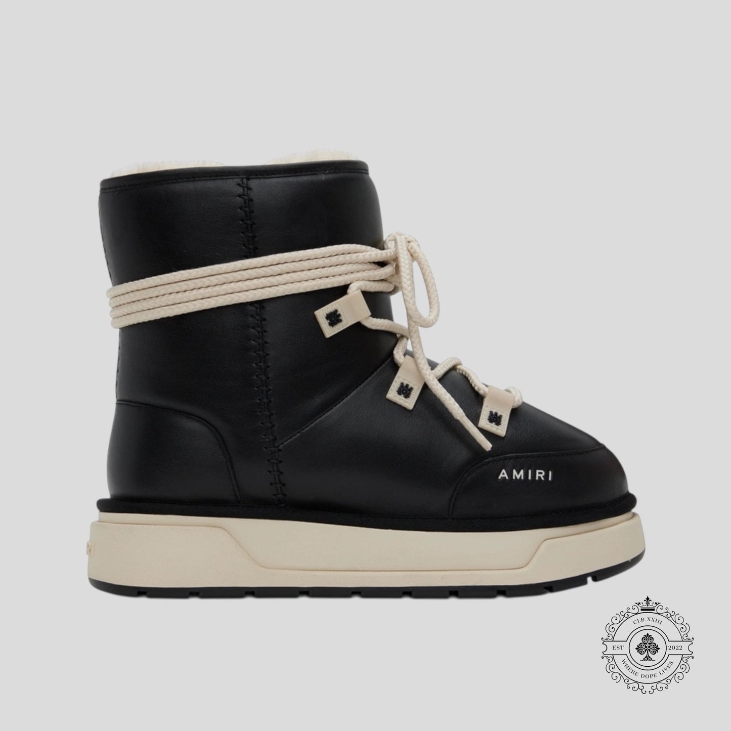 Amiri Malibu High Leather Boot