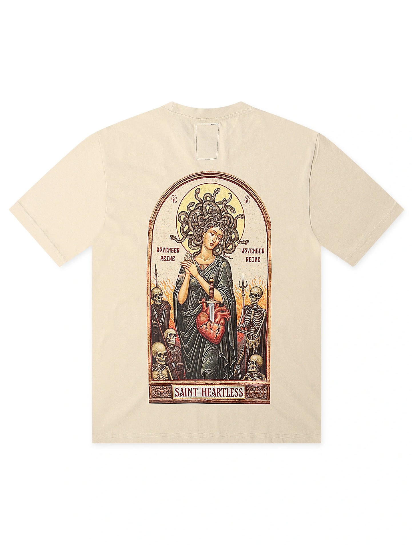 November Reign Saint Heartless Tee - Tan