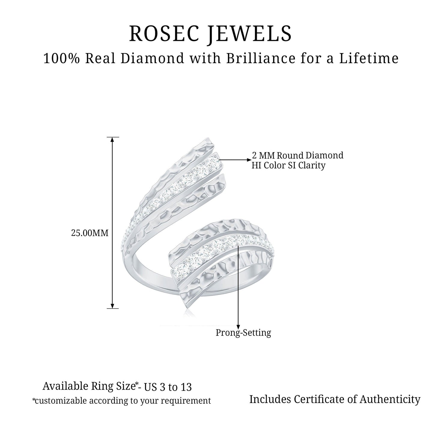 Certified Diamond Statement Ring in Prong Setting