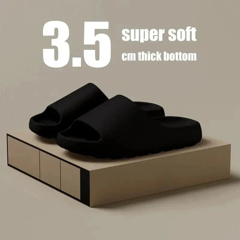 Coconut Slippers Cloud Thick-soled Sandals Summer Fashion Soft Bottom Beach Men Slippers Women's Sandals EVA Slides