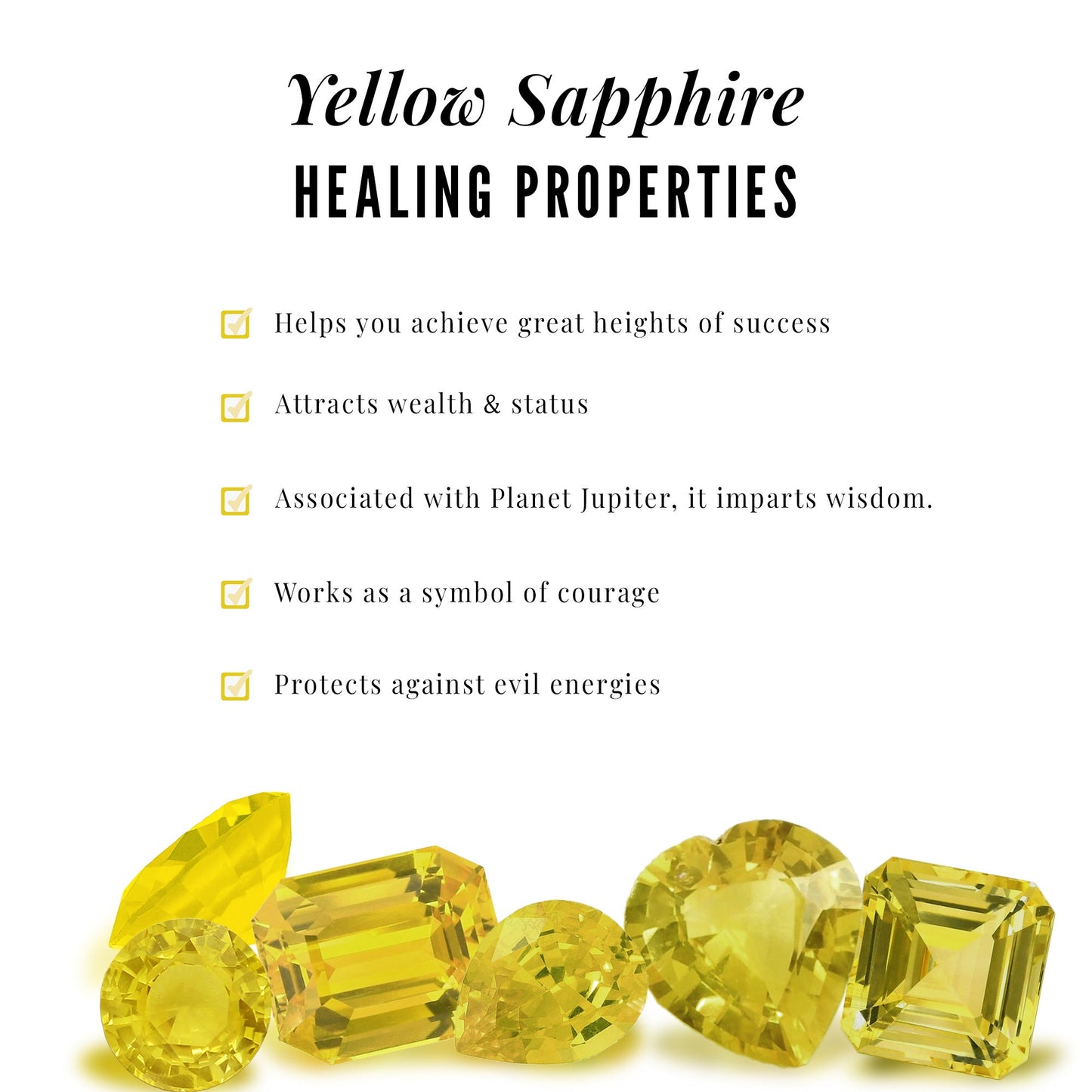 Round Cut 0.3 Carat Yellow Sapphire Bezel Set Necklace