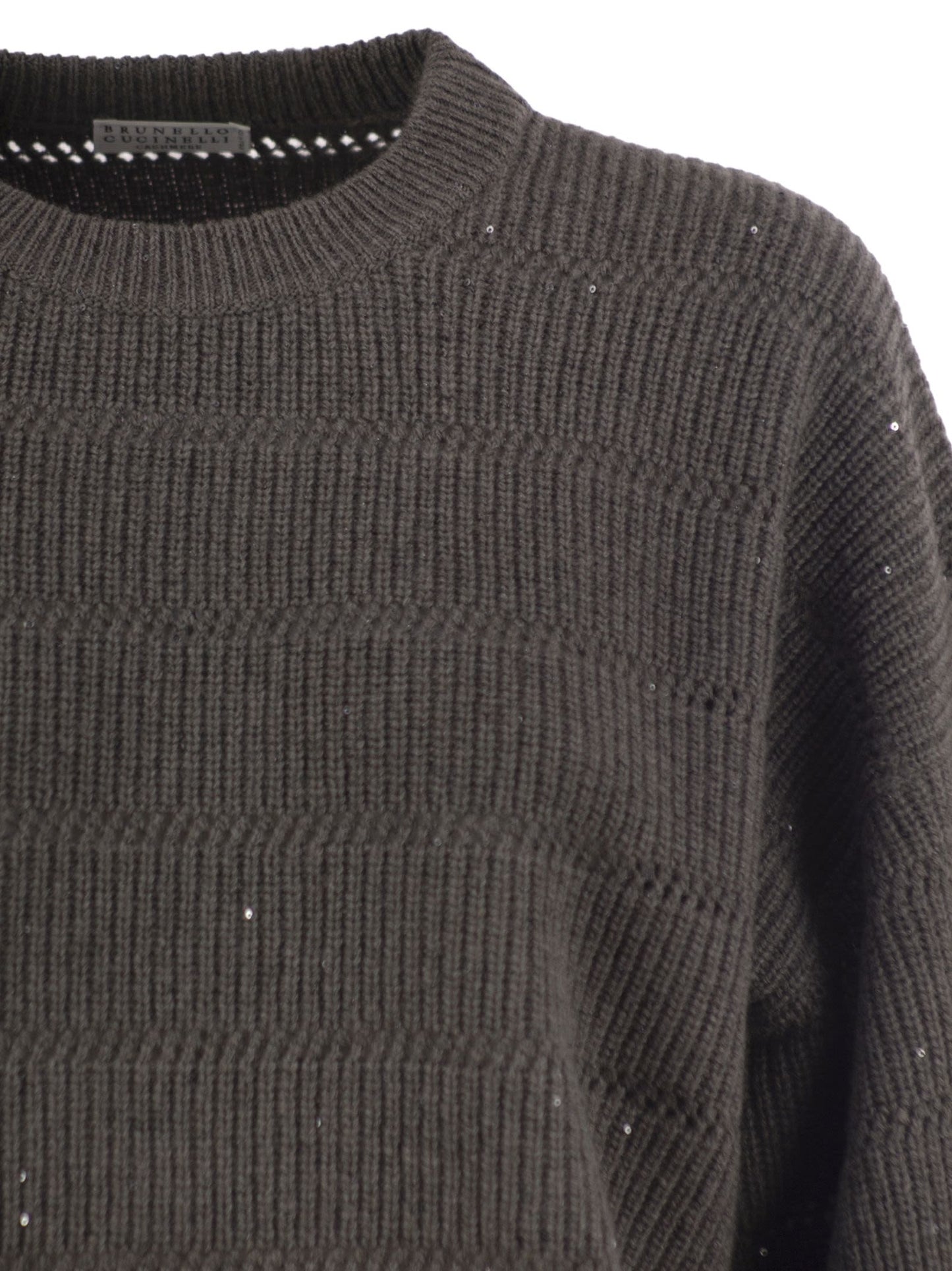 Brunello Cucinelli Women Cashmere And Wool Crew-Neck Sweater