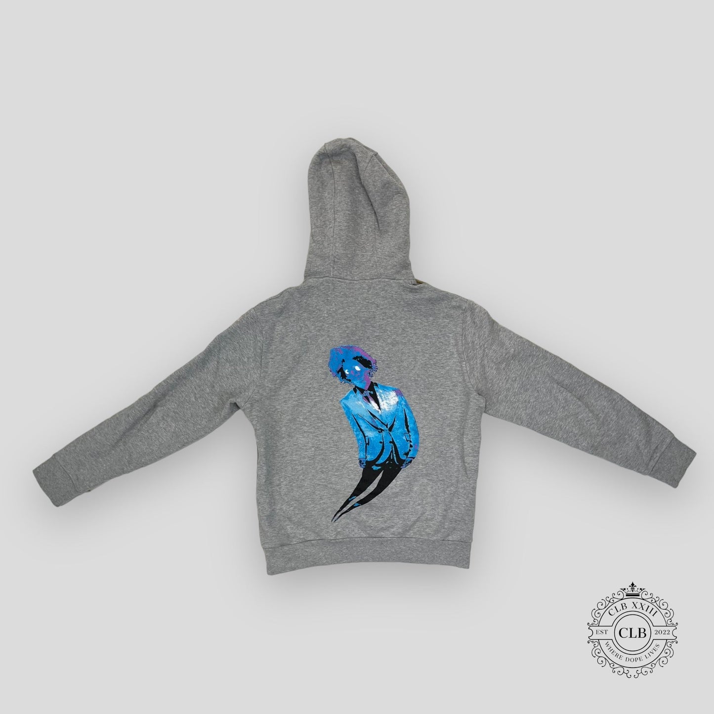 Louis Vuitton Neon Working Man Hoodie in Grey