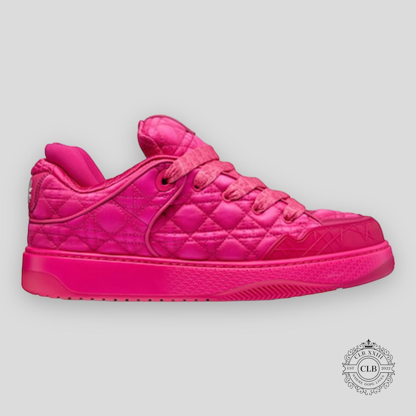 CHRISTIAN DIOR B9S SKATER SNEAKER “PINK QUILTED”