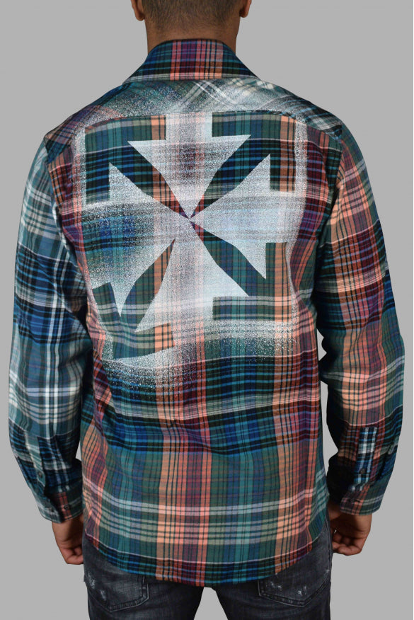 Off-White Men Checked Shirt