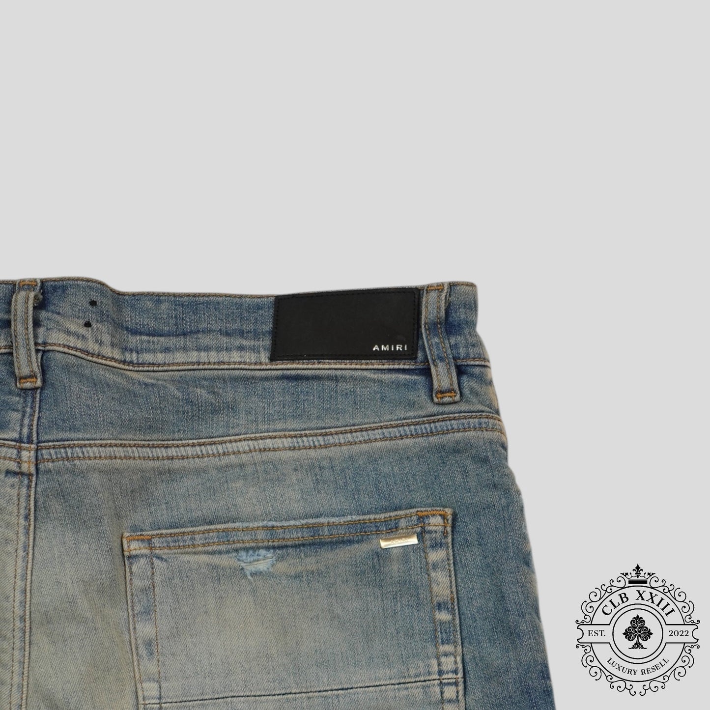 Amiri Cupid Jeans in Clay Indigo