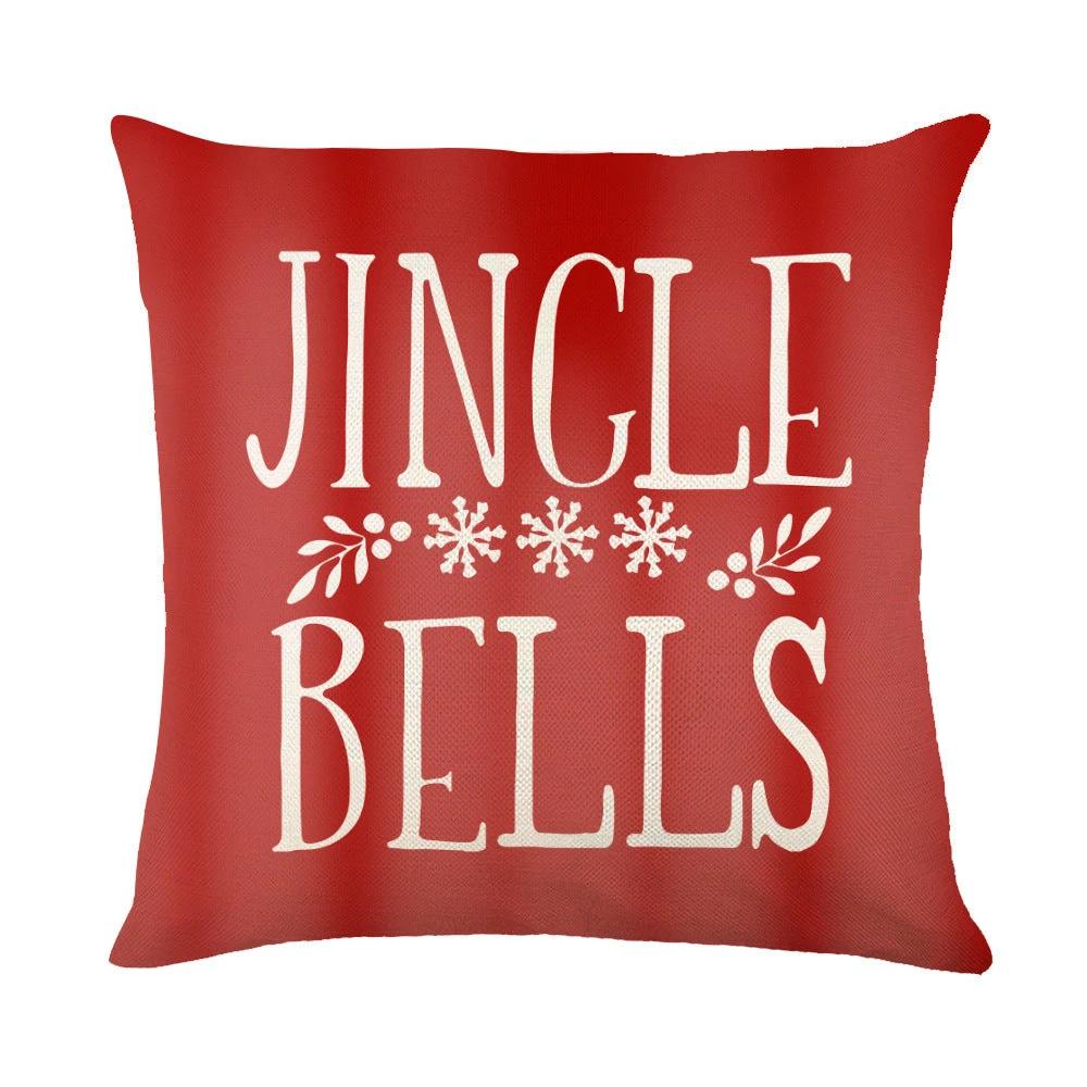 Mandotos Christmas Pillow Covers Snowflake Stamping