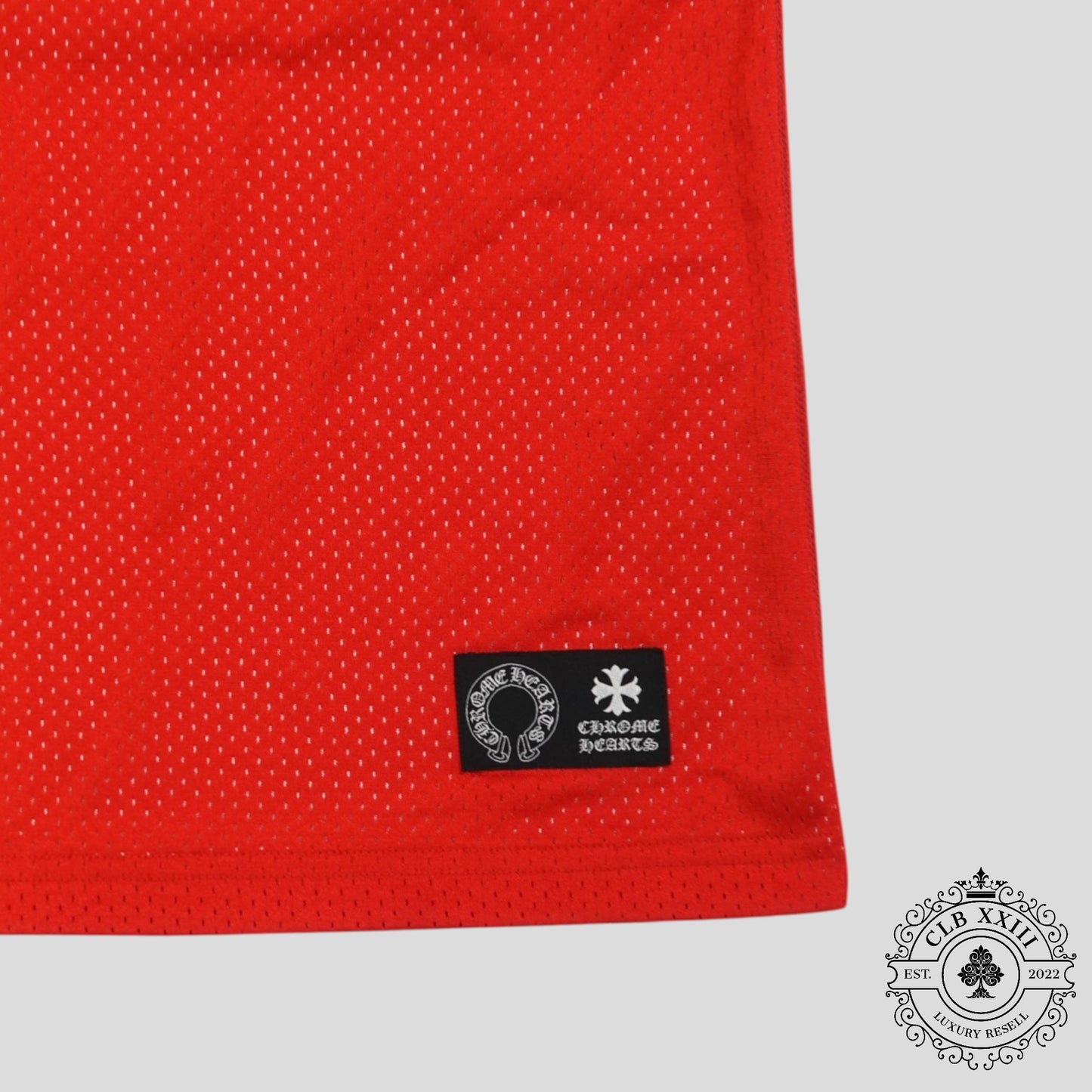Chrome Hearts Reversible Mesh Team 99 Jersey in Red
