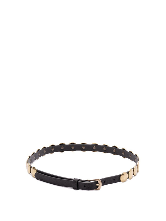 Golden Goose Women `Trinidad` Thin Belt With Studs