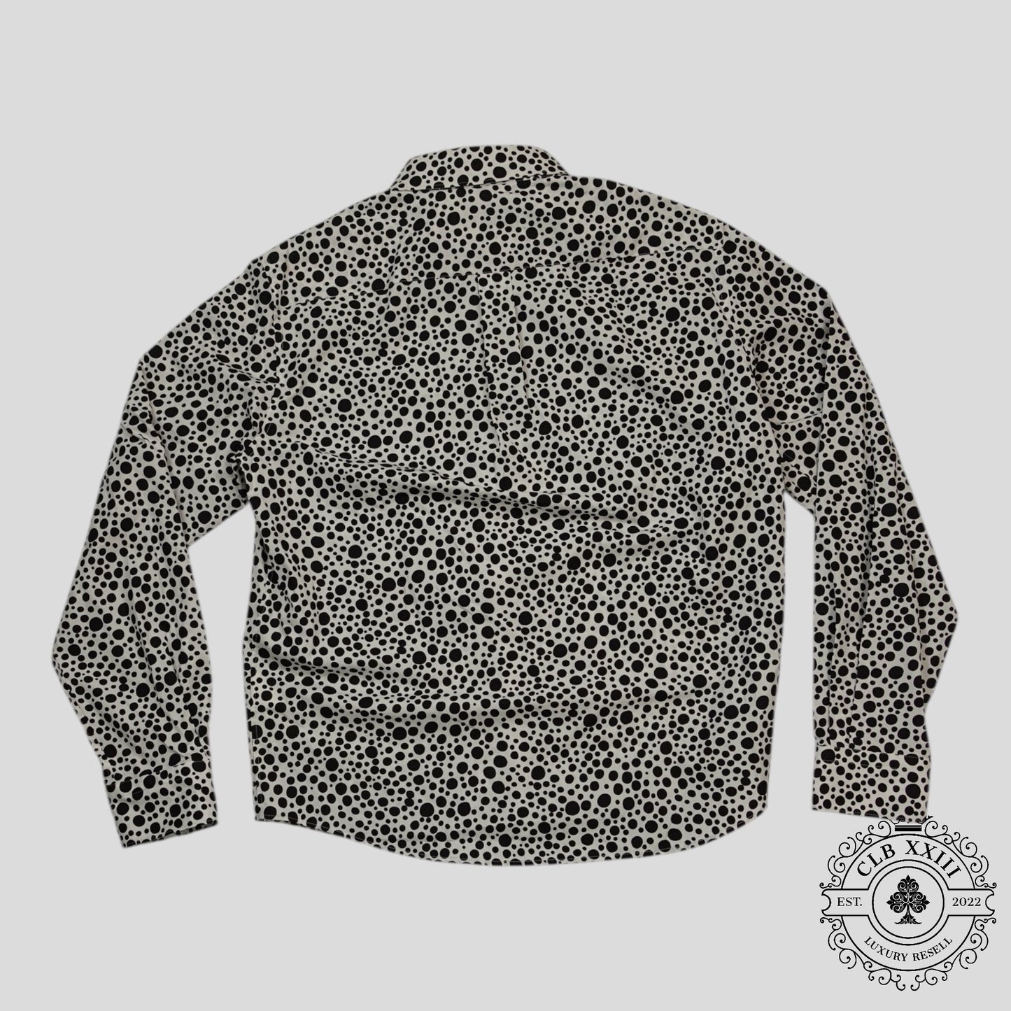 Louis Vuitton Infinity Dots Zipped Shirt in White