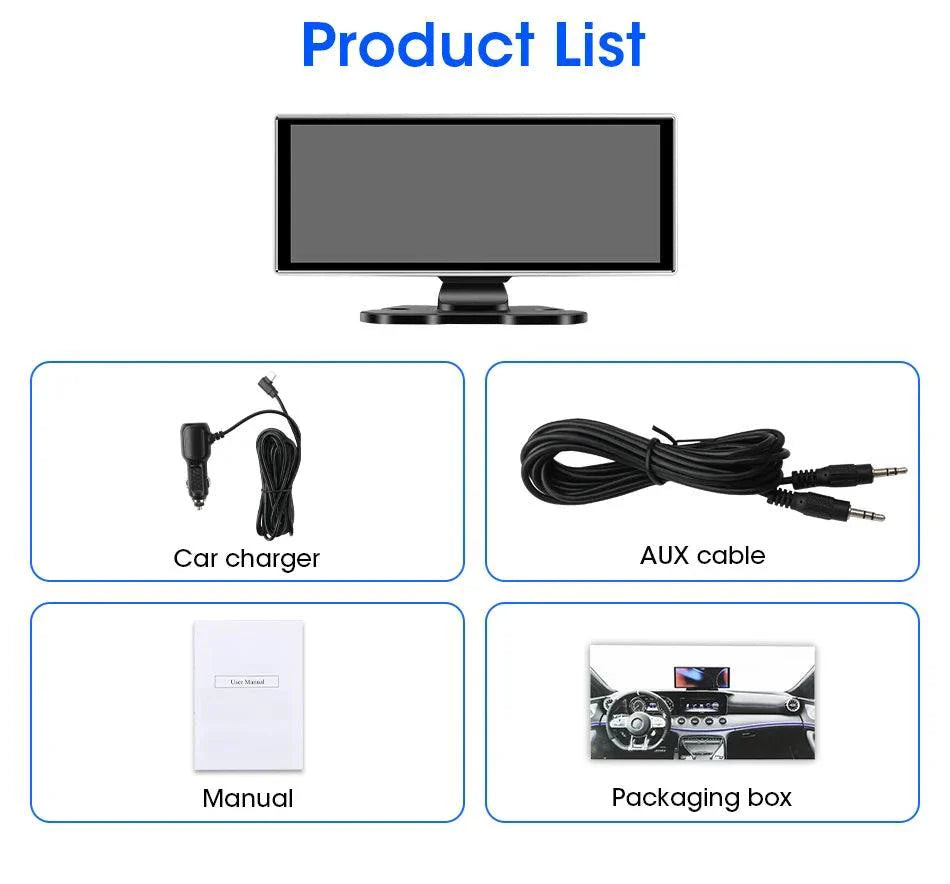 Dash Cam 10.11.26" with 4K Resolution and GPS