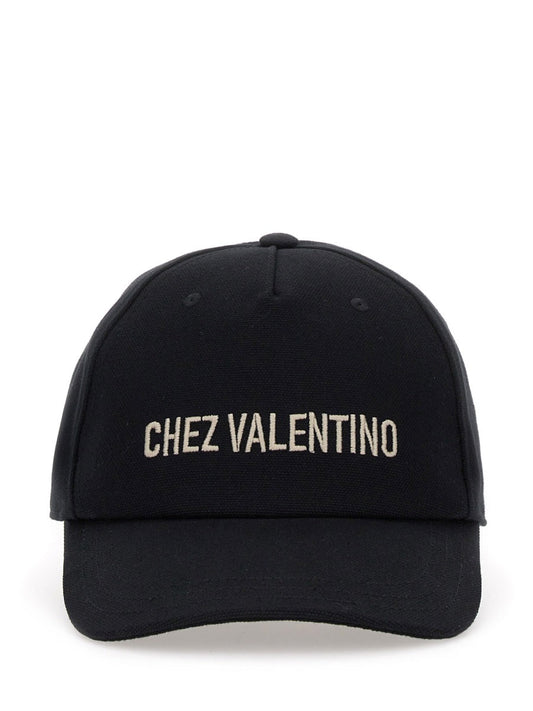 Valentino Garavani Men "Chez Valentine" Baseball Hat
