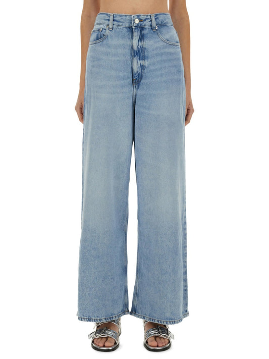 Ganni Women Jeans Baggy