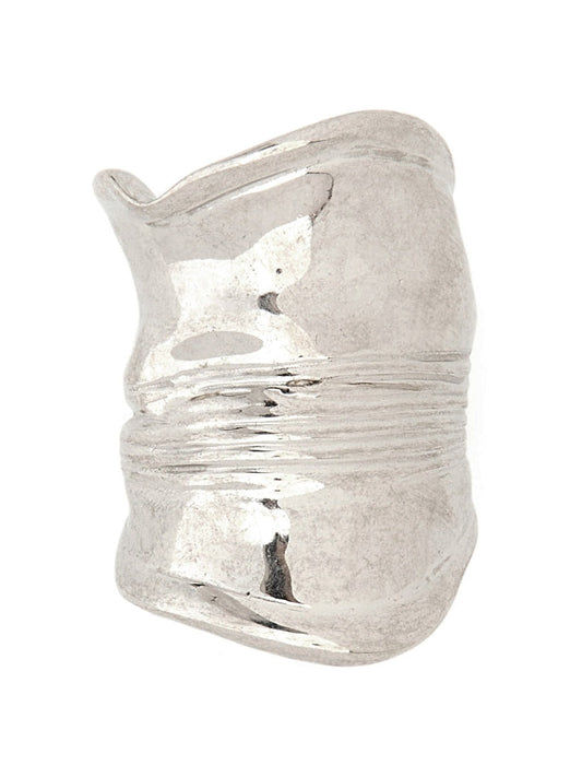 Jean Paul Gaultier Women "The Crushed Can" Ring