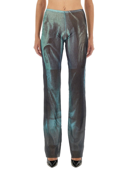 Jean Paul Gaultier Women "Water" Mesh Pants