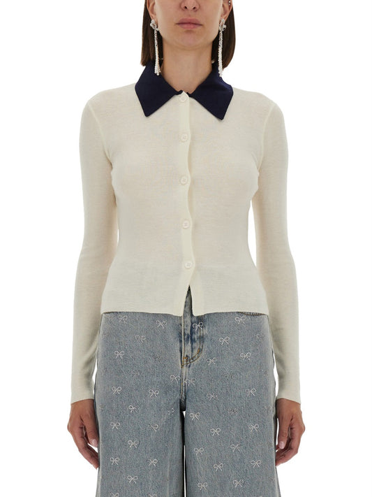 Self-Portrait Women Merino Wool Cardigan