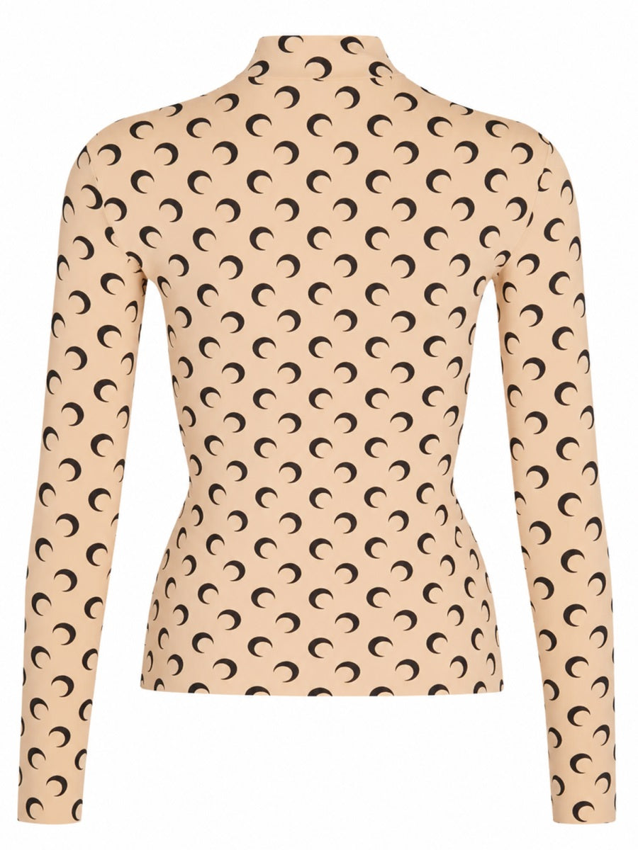 Marine Serre Women T-Shirt "Moon"