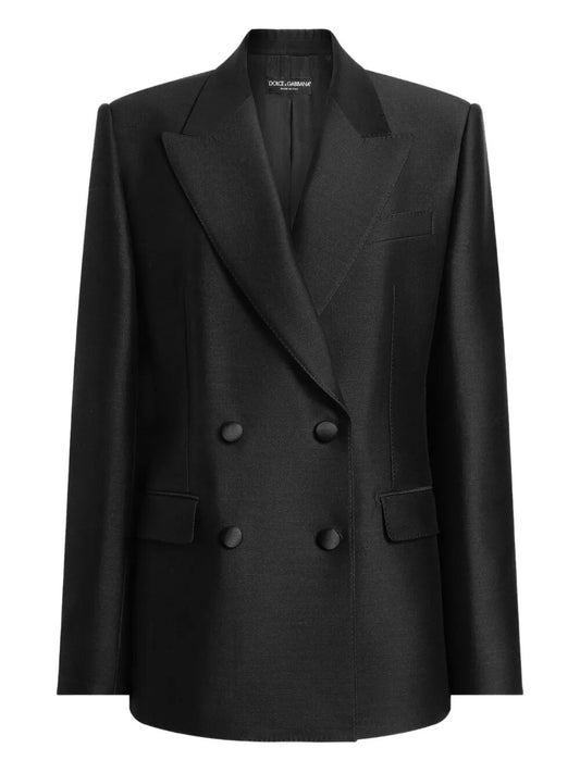Dolce & Gabbana Women Double-Breasted Jacket In Faille