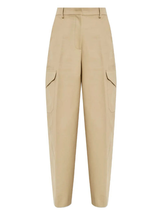 Givenchy Women Cotton And Wool Cocoon Trousers With Pockets