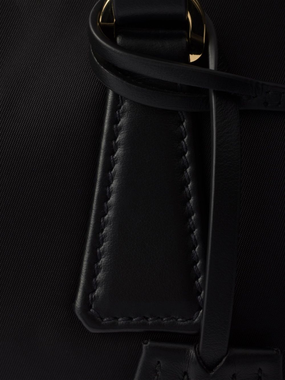 Prada Women Re-Nylon And Leather Medium Top-Handle Bag With Padlock