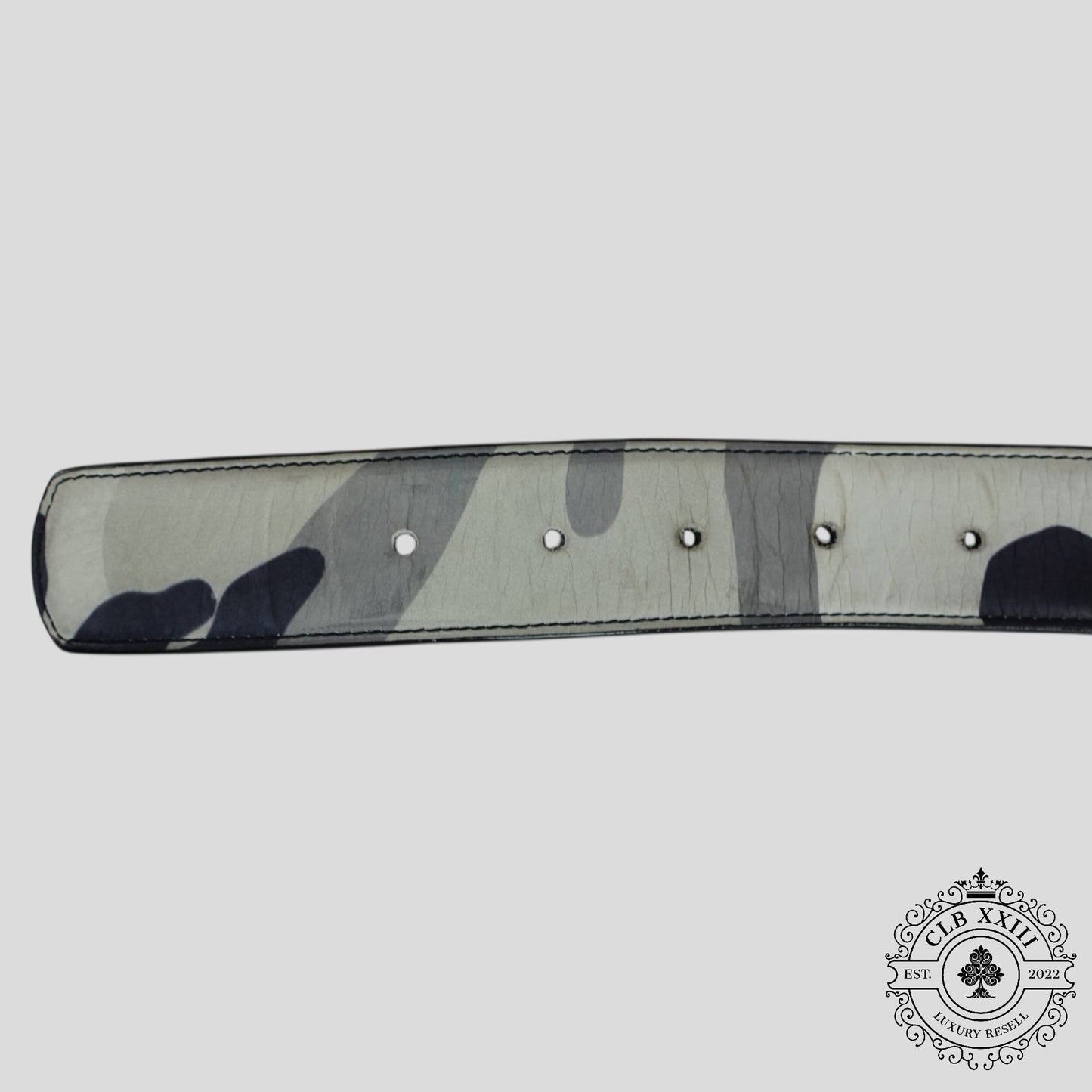 Chrome Hearts Snow Camo Belt Strap
