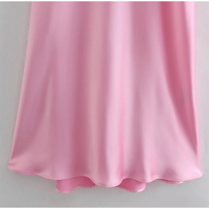 Women Camis Satin Long Dresses Elegant Sleeveless Slip Holiday Party Dresses Sexy Casual Backless Summer Dresses