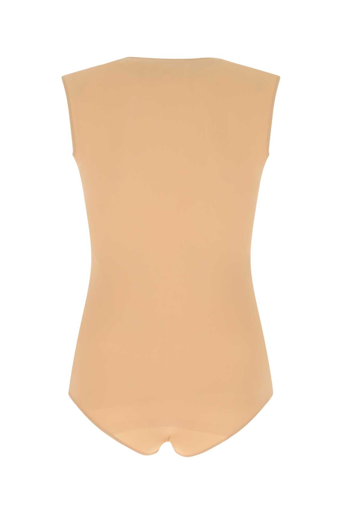 Maison Margiela Women Skin Pink Stretch Nylon Body