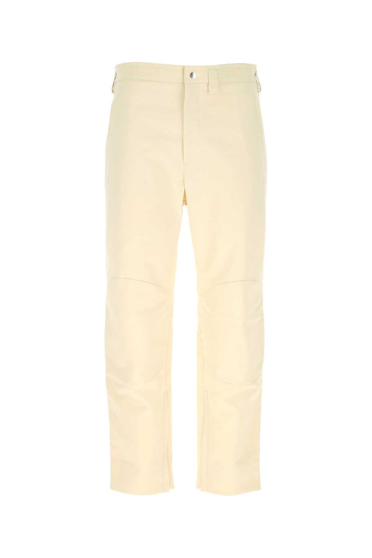 Jil Sander Men Ivory Cotton Pant