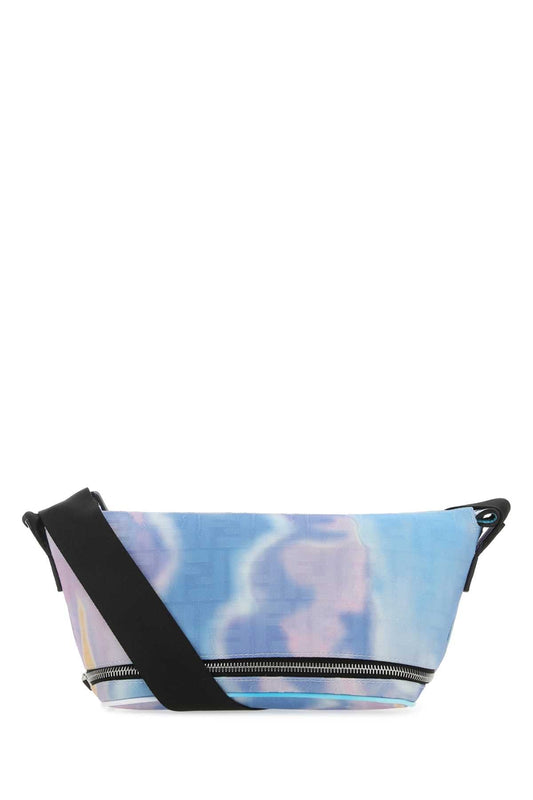 Fendi Men Multicolor Fabric Belt Bag