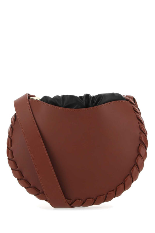 Chloe Women Brick Leather Small Mate Crossbody Bag