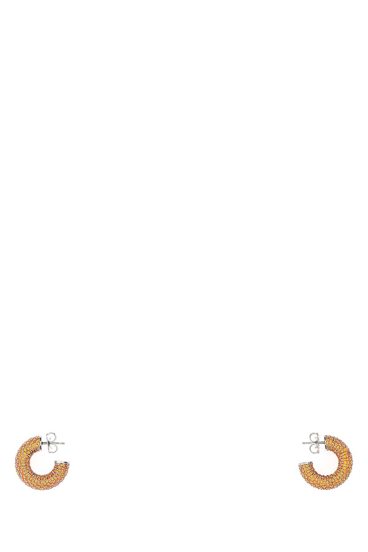 Amina Muaddi Women Embellished Metal Mini Cameron Earrings