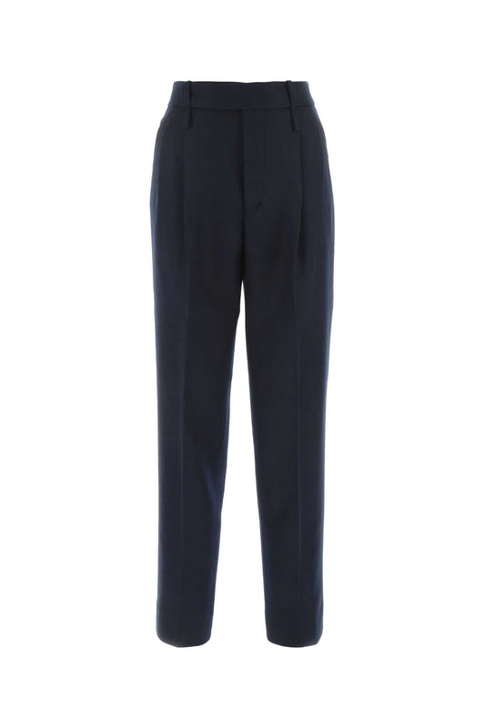 Gucci Women Midnight Blue Cashmere Pant