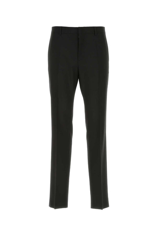 Valentino Garavani Men Black Wool Pant
