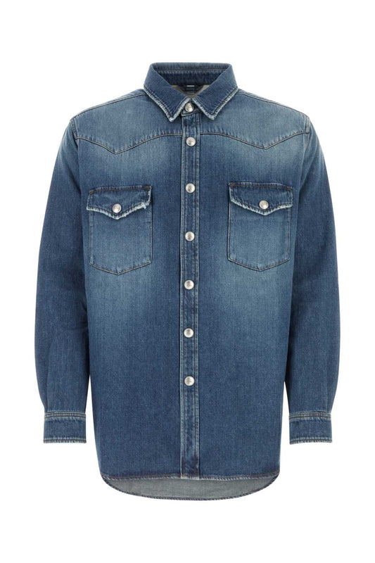 Burberry Men Denim Shirt