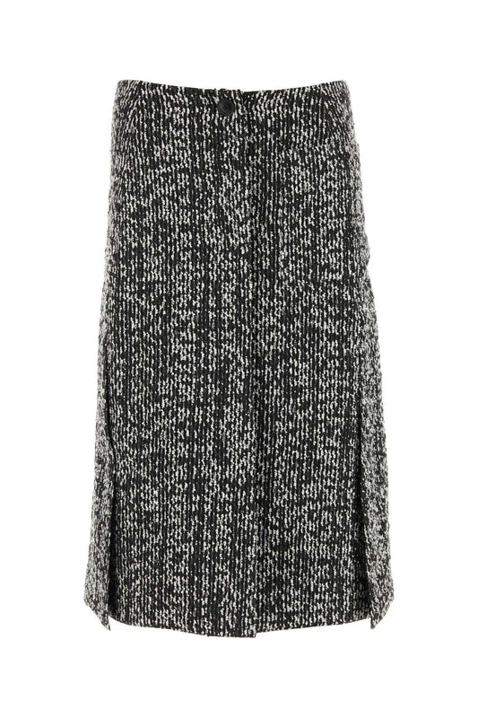 Lanvin Women Two-Tone Boucle Skirt