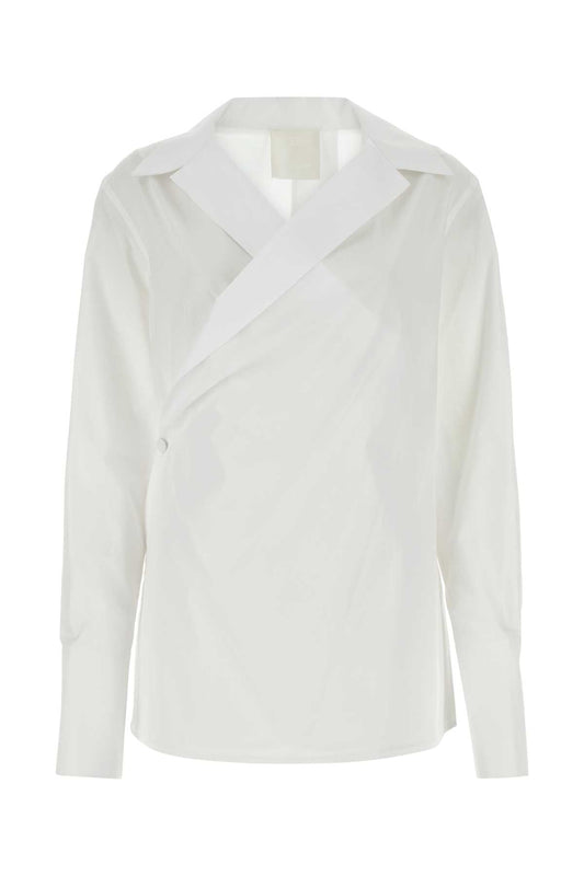 Givenchy Women White Poplin Shirt
