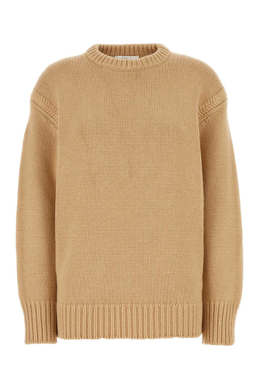 Chloe Women Skin Pink Cashmere Blend Oversize Sweater