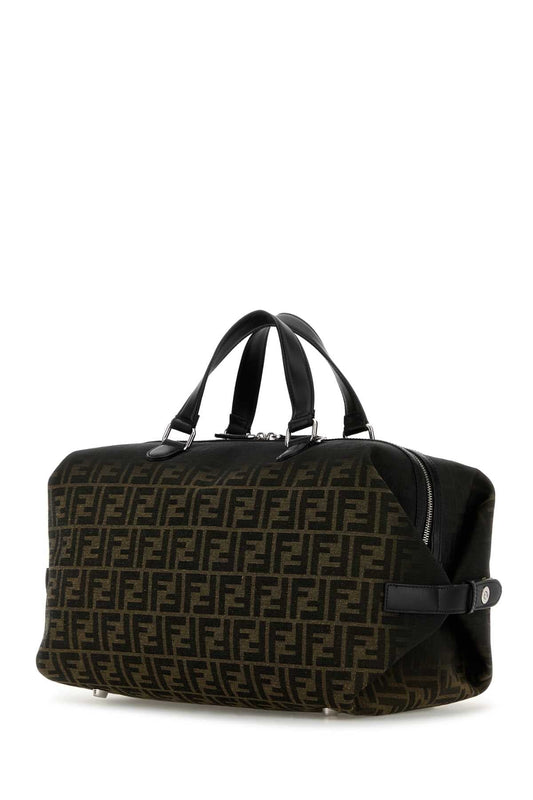 Fendi Men Borsa A Mano Ff Logo