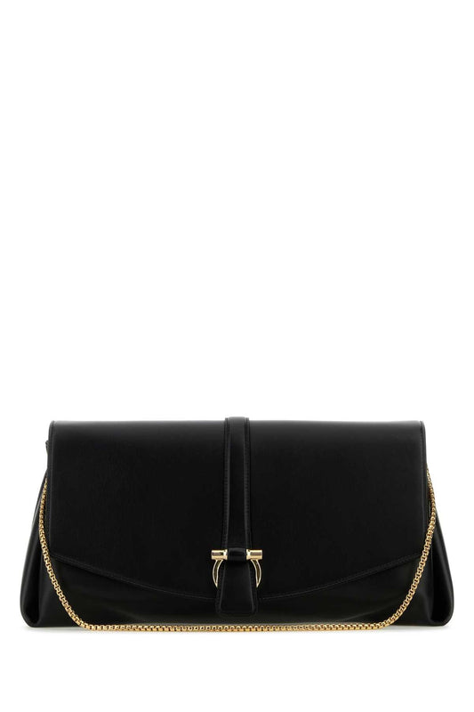Salvatore Ferragamo Women Black Leather Large Crossbody Bag