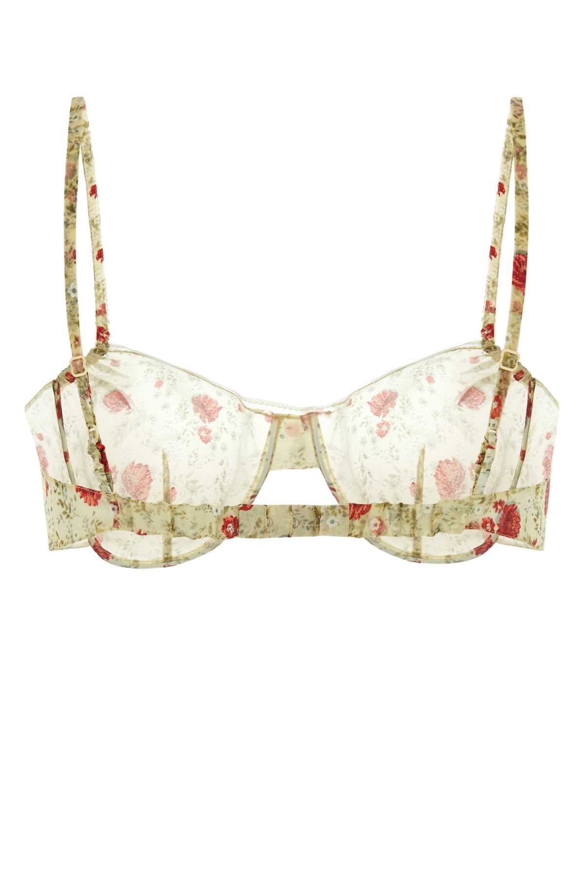 Prada Women Printed Nylonette Crop-Top