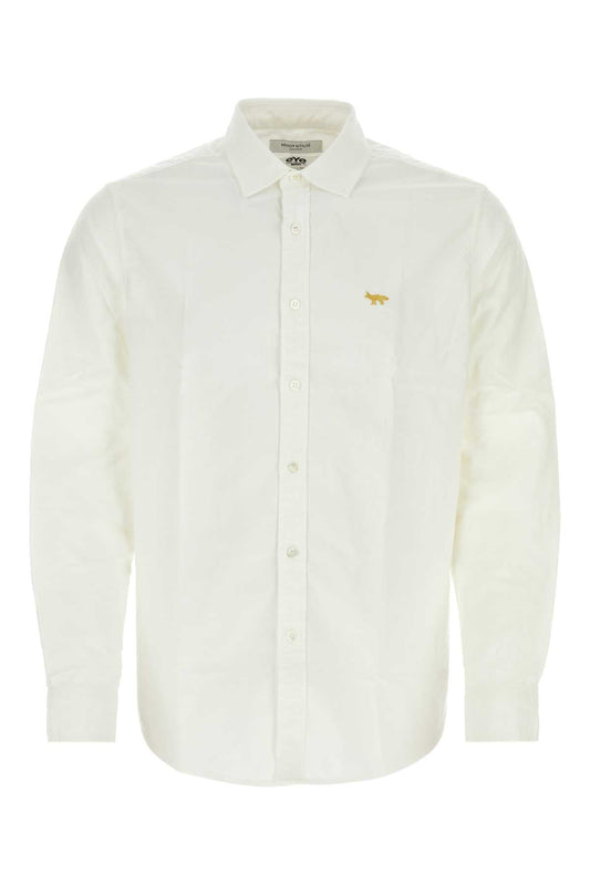 Junya Watanabe Men White Poplin Junya Watanabe X Maison Kitsune Shirt